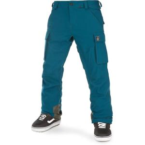 Volcom Men’s Articulated Modern Fit Snowboard Pant(Slate Blue S3)