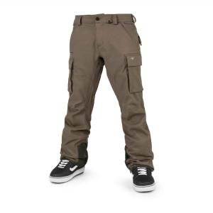 Volcom Men’s Articulated Modern Fit Snowboard Pant(Teak S4)