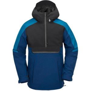 Volcom Men’s Brighton Pullover Anarok Hooded Snowboard Jacket(Navy)
