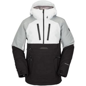 Volcom Men’s Brighton Pullover Anarok Hooded Snowboard Jacket(Sky)