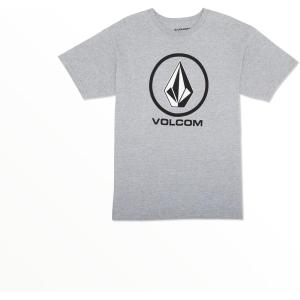Volcom Mens Crisp Stone SST(Heather Grey)