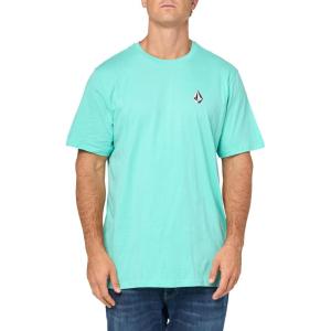 Volcom Men’s Deadly Stone Modern Fit Short Sleeve Tee(Dusty Aqua)