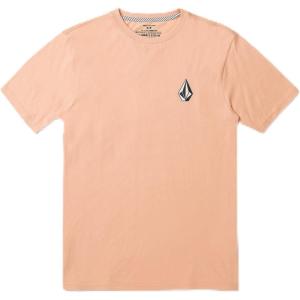Volcom Men’s Deadly Stone Modern Fit Short Sleeve Tee(Salmon)