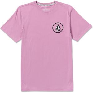Volcom Men’s Deadly Stone Modern Fit Short Sleeve Tee(Steel Purple)