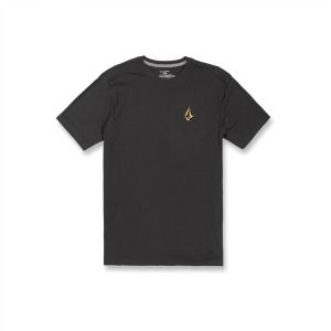 Volcom Men’s Deadly Stone Modern Fit Short Sleeve Tee(Vintage Black)
