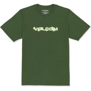 Volcom Mens Euro Logo Short Sleeve Tee(Dark Pine)