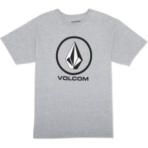 Volcom Mens Euro Logo Short Sleeve Tee(Heather Grey – New)