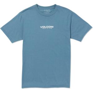 Volcom Mens Euro Logo Short Sleeve Tee(Indigo Ridge)