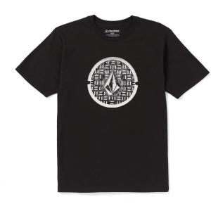 Volcom Mens Euro Logo Short Sleeve Tee(New Black 324)