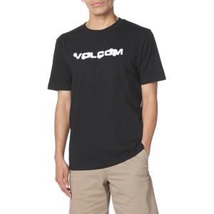 Volcom Mens Euro Logo Short Sleeve Tee(New Black)