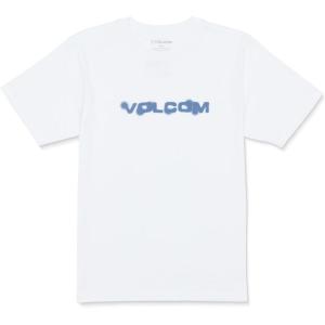 Volcom Mens Euro Logo Short Sleeve Tee(White Newro)