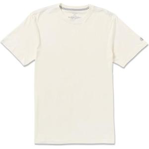 Volcom Mens Solid Short Sleeve Tee(Off White Solid)