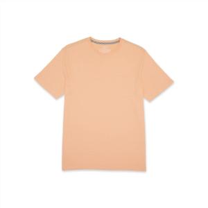 Volcom Mens Solid Stone Modern Fit Short Sleeve Tee(Summer Orange)