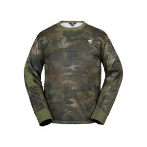Volcom Men’s Standard Hydro Crew Snowboard Ski Fleece(Ice S4)