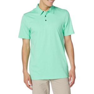 Volcom Men’s Wowzer Modern Fit Short Sleeve Polo Shirt(Mysto Green)