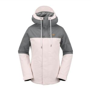 Volcom Womens Bolt Insulated Snowboard Ski Winter Hooded Jacket(Calcite S4)