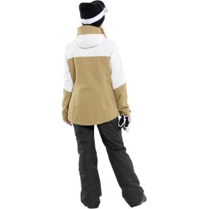 Volcom Womens Bolt Insulated Snowboard Ski Winter Hooded Jacket(Dark Khaki S4)