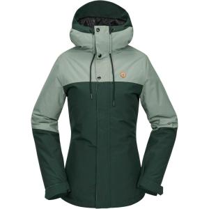 Volcom Womens Bolt Insulated Snowboard Ski Winter Hooded Jacket(Scarab)
