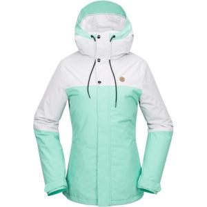 Volcom Womens Bolt Insulated Snowboard Ski Winter Hooded Jacket(Wasabi)