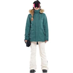 Volcom Women’s Fawn Insulated Snowboard Ski Winter Hooded Jacket(Balsam S4)