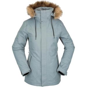 Volcom Women’s Fawn Insulated Snowboard Ski Winter Hooded Jacket(Green Ash S3)