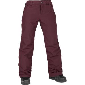 Volcom Women’s Frochickie Insulated Lined Snow Pant(Burgundy S5)