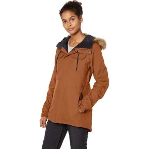 Volcom Women’s Shadow Insulated Snowboard Ski Winter Hooded Jacket(Copper)