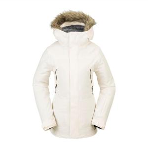 Volcom Women’s Shadow Insulated Snowboard Ski Winter Hooded Jacket(Moonbeam S4)