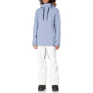 Volcom Women’s Shadow Insulated Snowboard Ski Winter Hooded Jacket(Washed Blue)