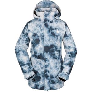 Volcom Women’s Westland Insulated Snowboard Ski Winter Hooded Jacket(Storm Tie-dye S3)