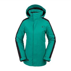 Volcom Women’s Westland Insulated Snowboard Ski Winter Hooded Jacket(Vibrant Green S4)