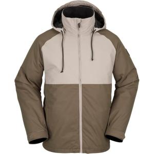 Volcom mens 2836 Insulated Snowboard Jacket(Dark Teak)