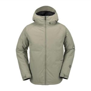 Volcom mens 2836 Insulated Snowboard Jacket(Light Military)