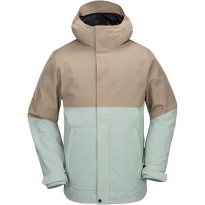 Volcom mens Brighton Hooded Snowboard Ski Winter Jacket(Agave)