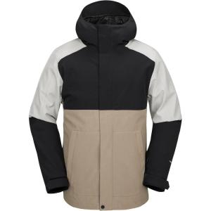 Volcom mens Brighton Hooded Snowboard Ski Winter Jacket(Chestnut Brown)