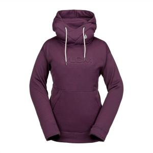 Volcom mens Hydro Hooded Fleece Riding Hoodie(Blackberry S4)