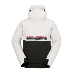 Volcom mens Hydro Hooded Fleece Riding Hoodie(Ice)