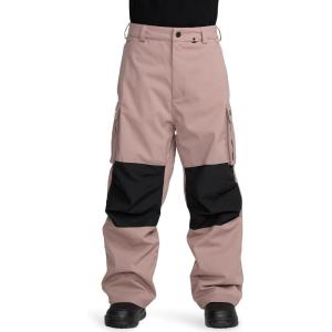 Volcom mens Nwrk Baggy Cargo Snowboard Ski Pant(Pale Mauve)