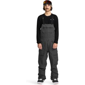 Volcom mens Roan Bib Overall Snowboard Pant(Dark Grey)