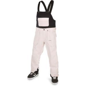 Volcom mens Roan Bib Overall Snowboard Pant(Party Pink)
