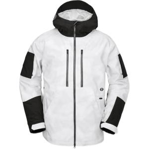 Volcom mens Wfo Insulated Snowboard Ski Baggy Fit Winter Jacket(White Camo S5)