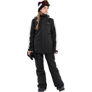 Volcom womens Bridger Insulated Snowboard Ski Snowpant(Black S4)