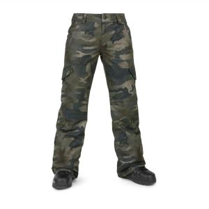 Volcom womens Bridger Insulated Snowboard Ski Snowpant(Cloudwash Camo S4)
