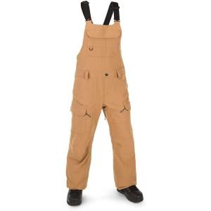 Volcom womens Creston Stretch Snowboard Ski Bib Overall Snowpant(Caramel S3)