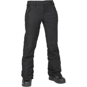 Volcom womens Genus Slim Fit Stretch Snowboard Ski Pant(Black S5)