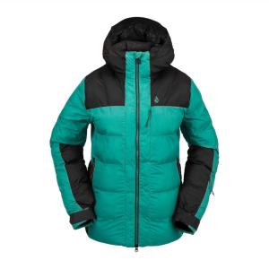 Volcom womens Puffleup Snowboard Ski Puffer Winter Jacket(Vibrant Green S4)