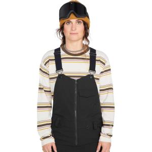 Volcom womens Swift Bib Overall Snowpant(Black S3)