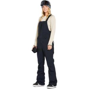 Volcom womens Swift Bib Overall Snowpant(Black S5)