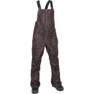 Volcom womens Swift Bib Overall Snowpant(Leopard S5)