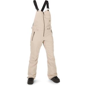 Volcom womens Swift Bib Overall Snowpant(Sand S3)